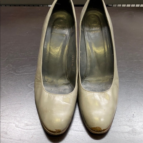 Vintage Christian Dior Pumps Sz 8 - Picture 1 of 16